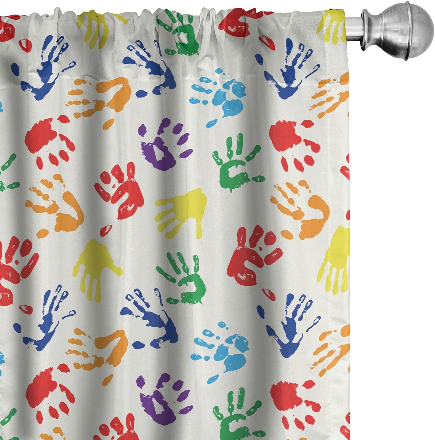 Colorful Handprint Rainbow Cur - Home Decor Color Palettes recension och pris