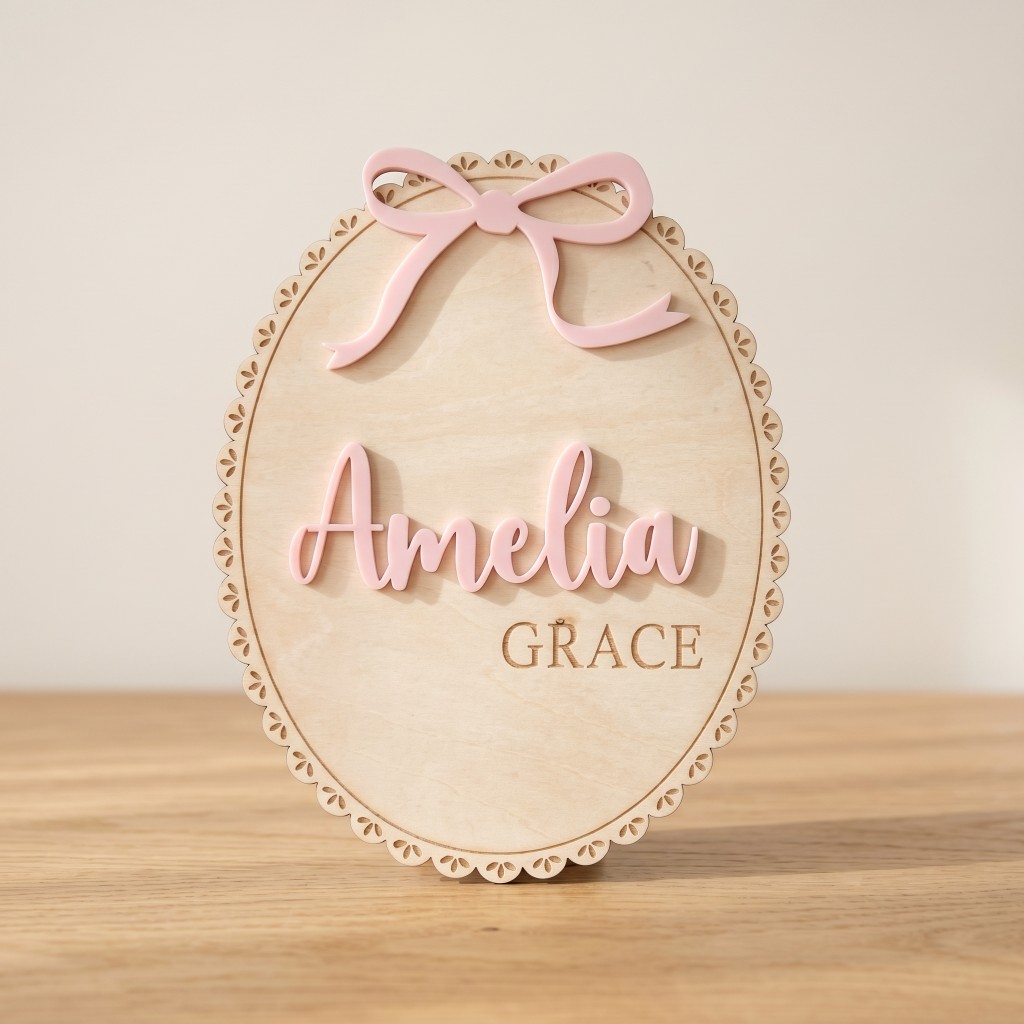 1Pc Custom Bow Lace Edge Baby  - Home Decor Diy recension och pris