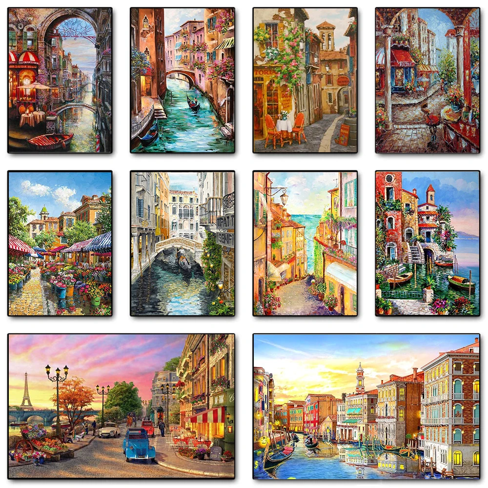 Modern Paris Street Landscape  - Home Decor Japandi recension och pris