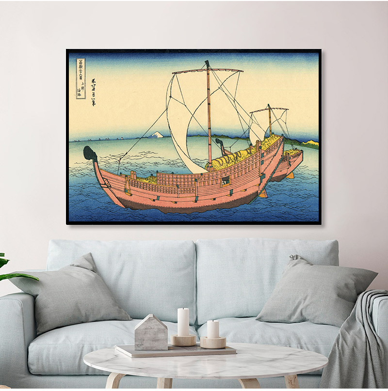 1pc frameless The Great Wave o - Home Decor Japandi recension och pris