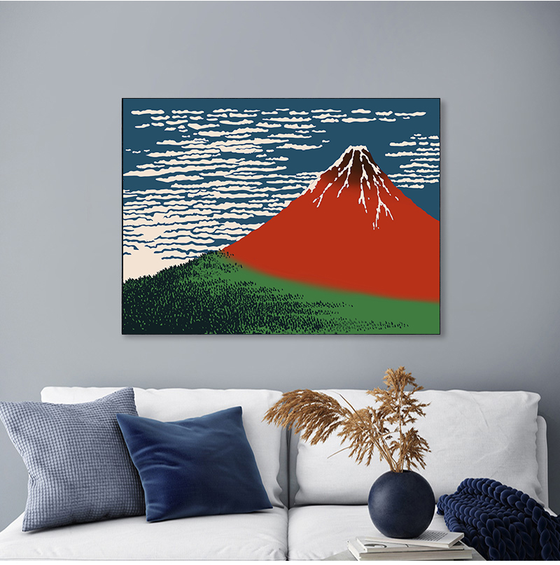1pc frameless The Great Wave o - Home Decor Japandi recension och pris