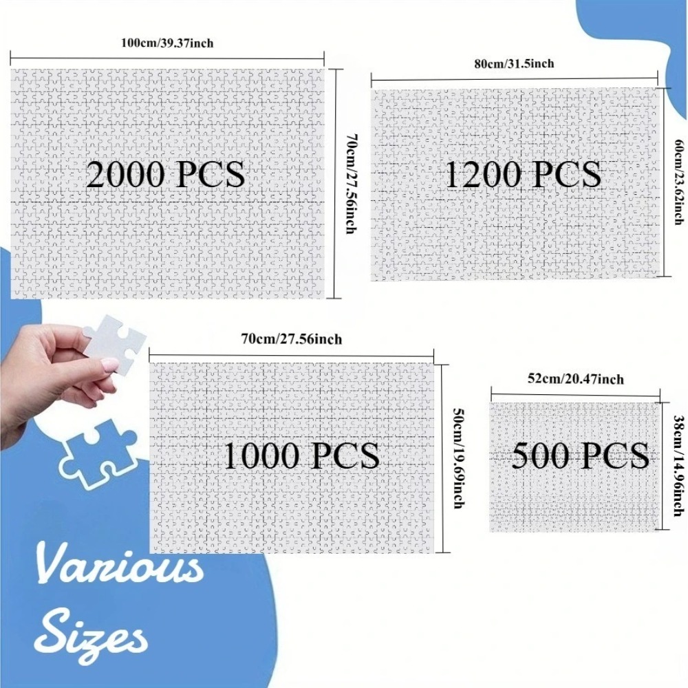 500/1000/1200/2000PCS Puzzles  - Home Decor Under 1000 recension och pris