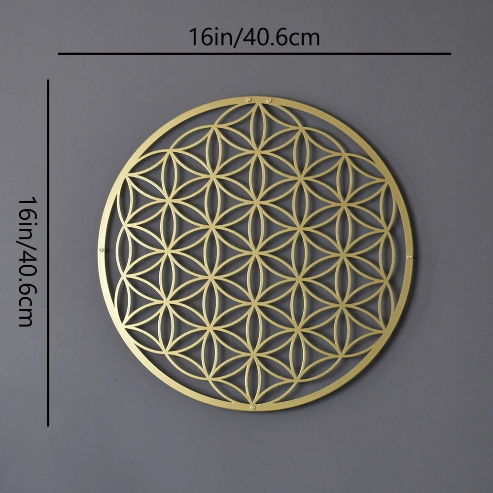 Flower of Life Metal Wall Art  - Home Decor Sofa recension och pris