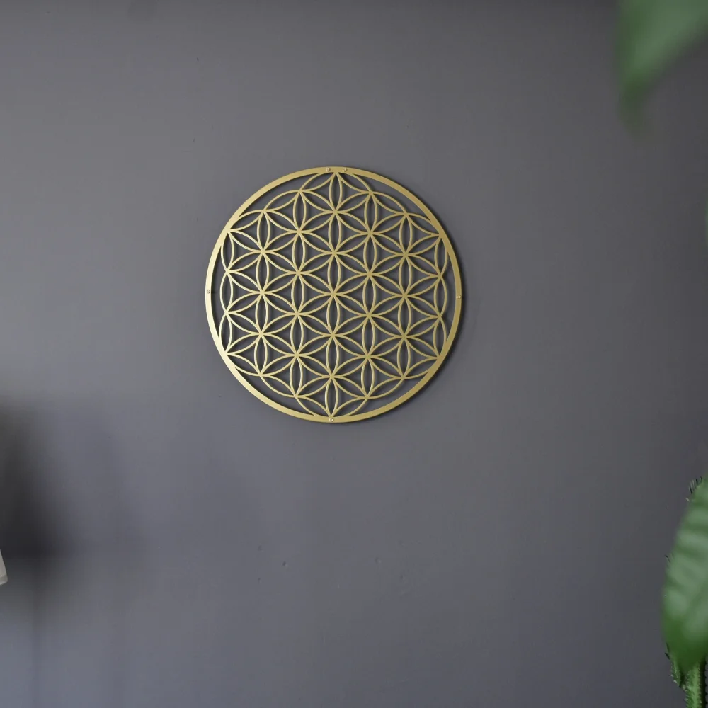Flower of Life Metal Wall Art  - Home Decor Sofa recension och pris