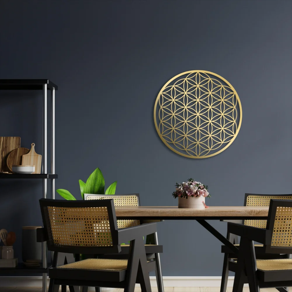 Flower of Life Metal Wall Art  - Home Decor Sofa recension och pris