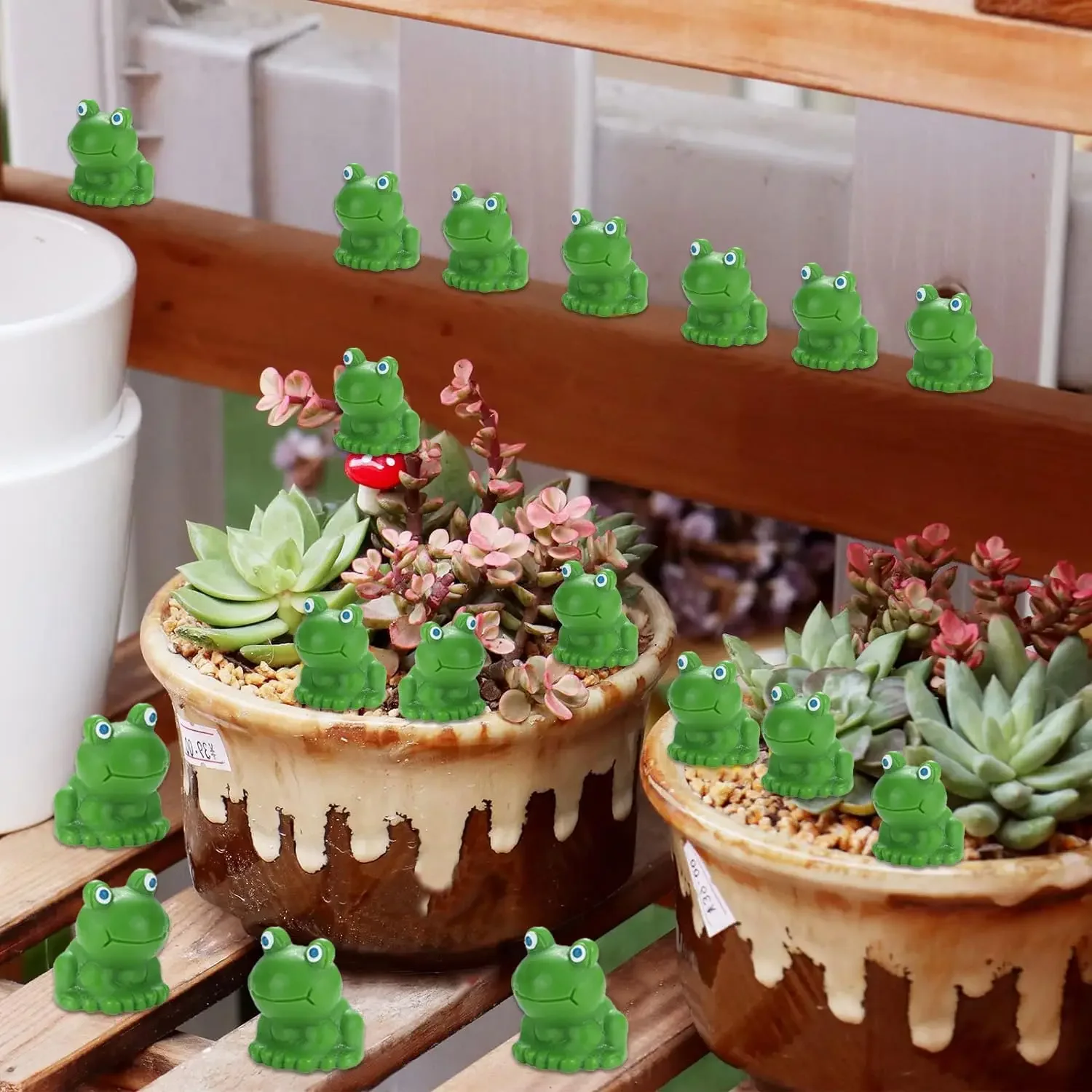 200/100Pc Mini Resin Frogs Gre - Home Decor Deals recension och pris