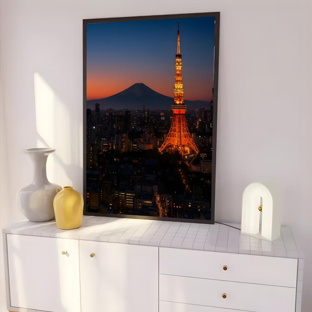 Tokyo Tower Night View Landmar - Home Decor Tokyo recension och pris