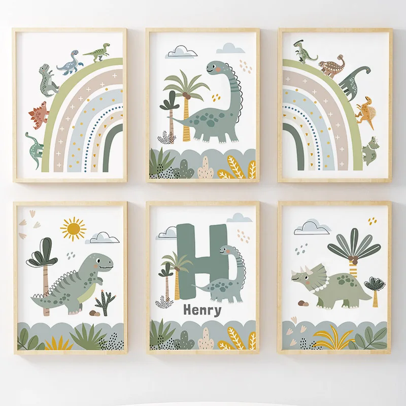 Jurassic Period Dinosaur Wall  - Home Decor Japandi recension och pris