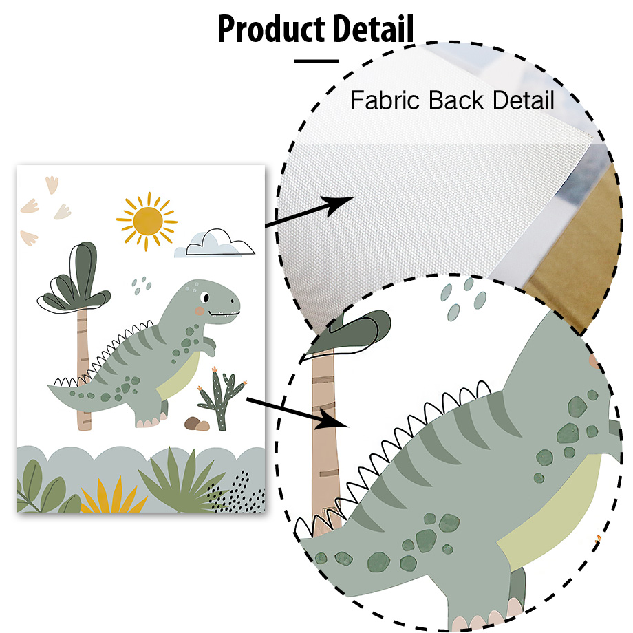 Jurassic Period Dinosaur Wall  - Home Decor Japandi recension och pris