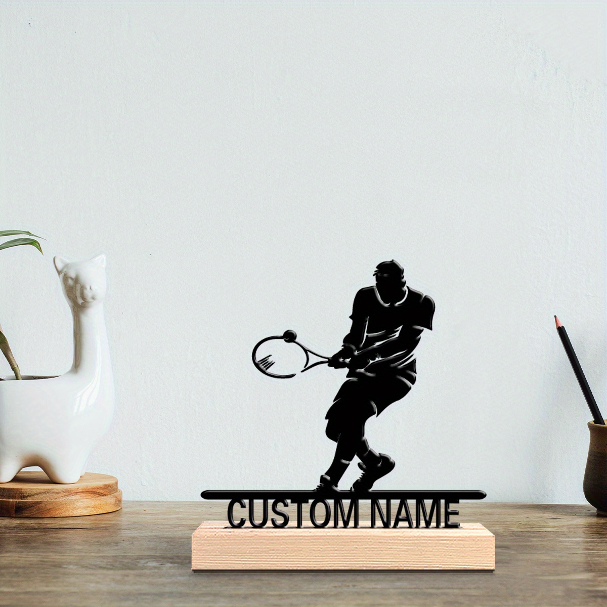 Personalized Tennis Player Met - Home Decor Design Interior recension och pris