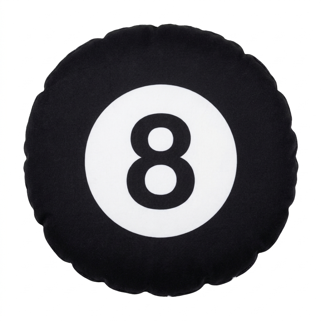 billiards 8 Ball.png Plush Pil - Home Decor Png recension och pris