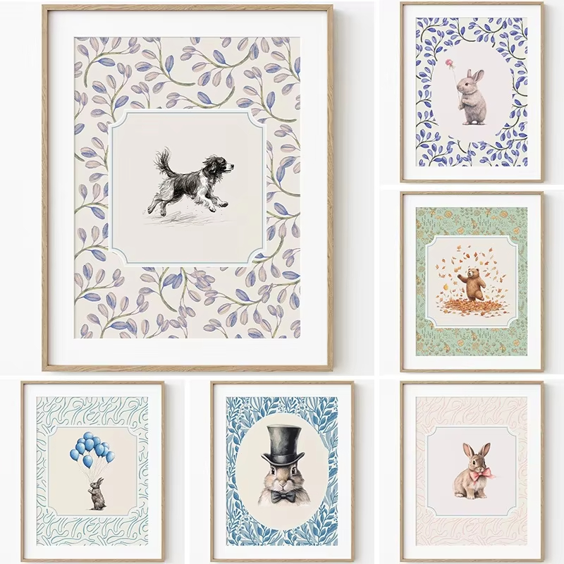 Nordic Vintage Animal Posters: - Home Decor Japandi recension och pris