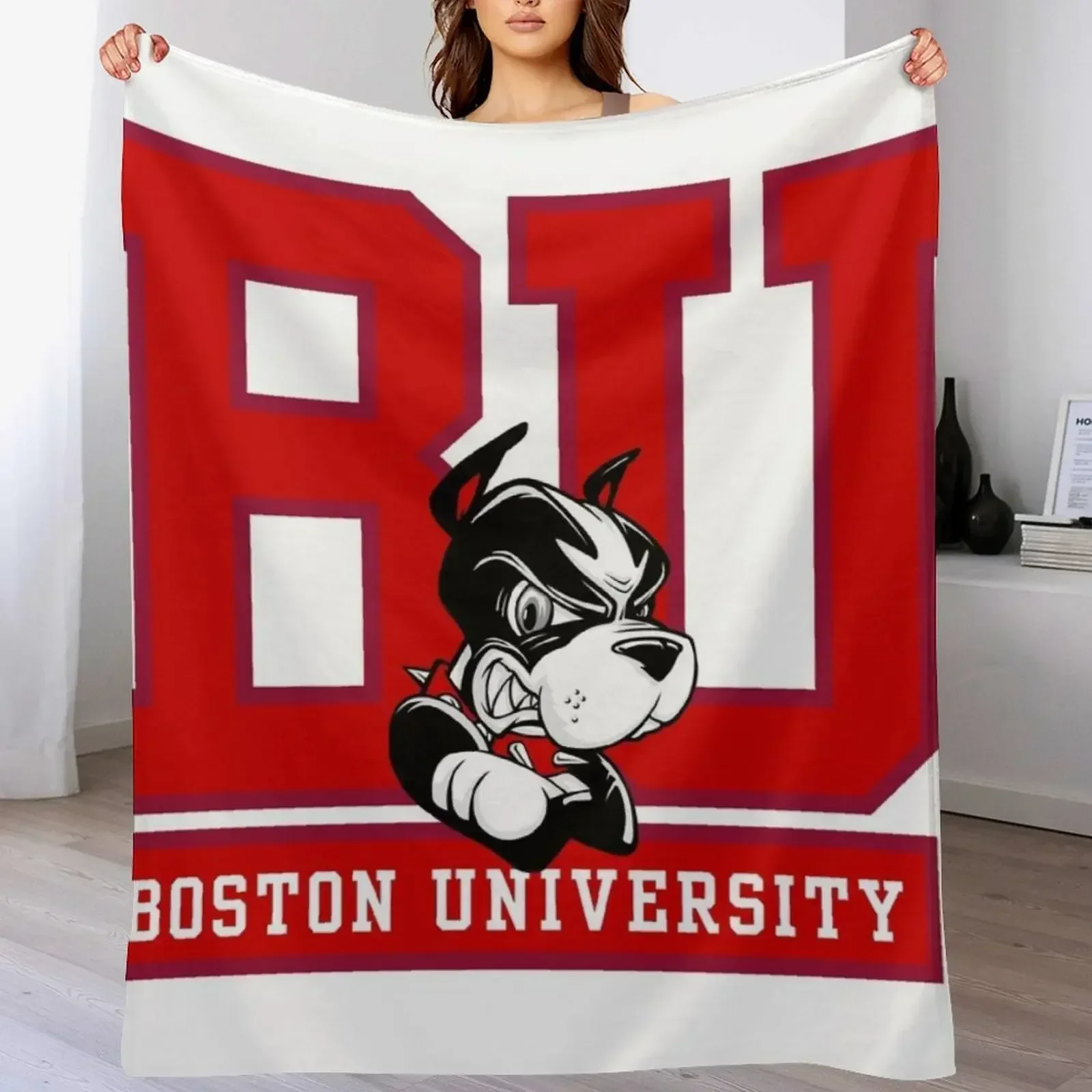 Boston Terriers Logo Throw Bla - Home Decor Logo Design recension och pris
