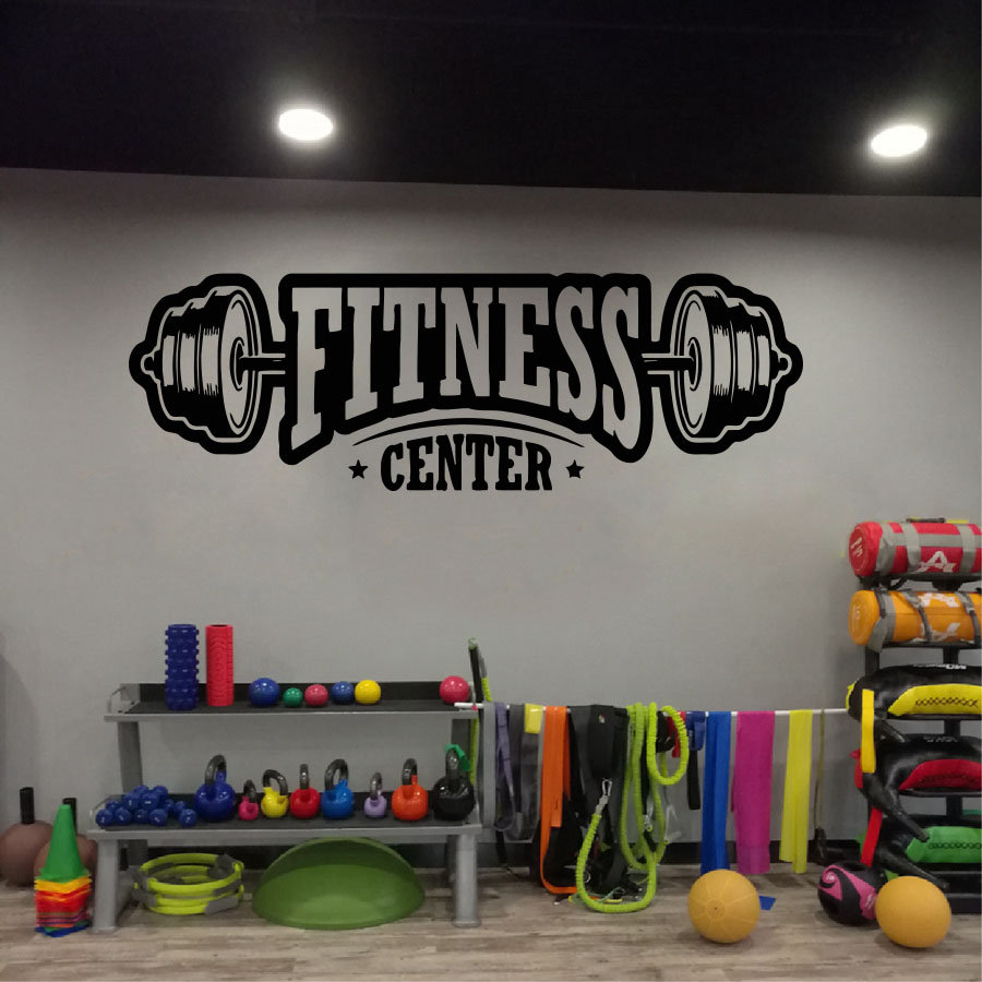 Gym vinyl decor wall decal fit - Home Decor Deals recension och pris