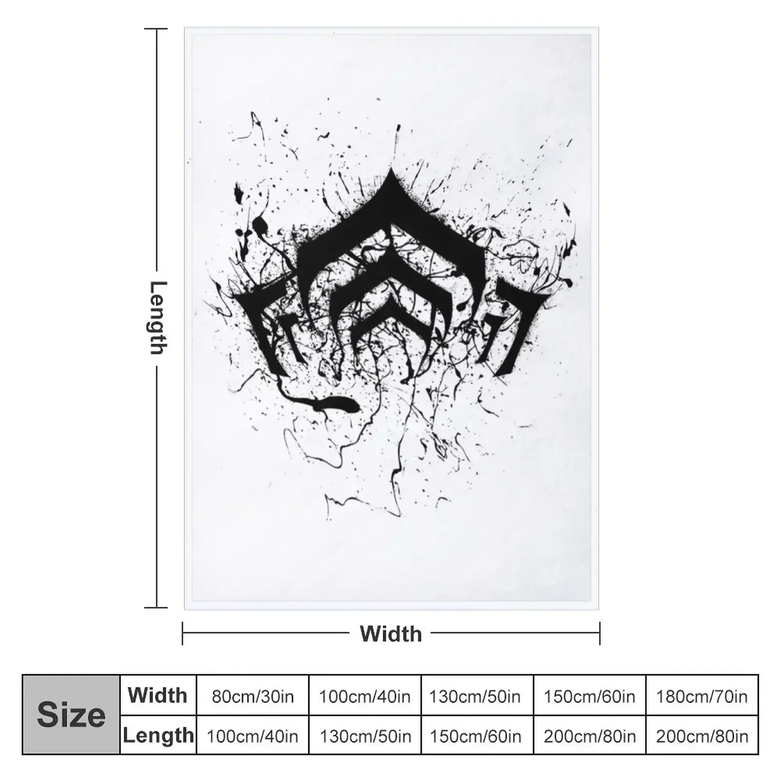 warframe logo Throw Blanket Lu - Home Decor Logo Design recension och pris