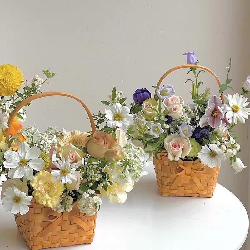 New Willow Rattan Bride Flower - Rattan Plant Basket recension och pris