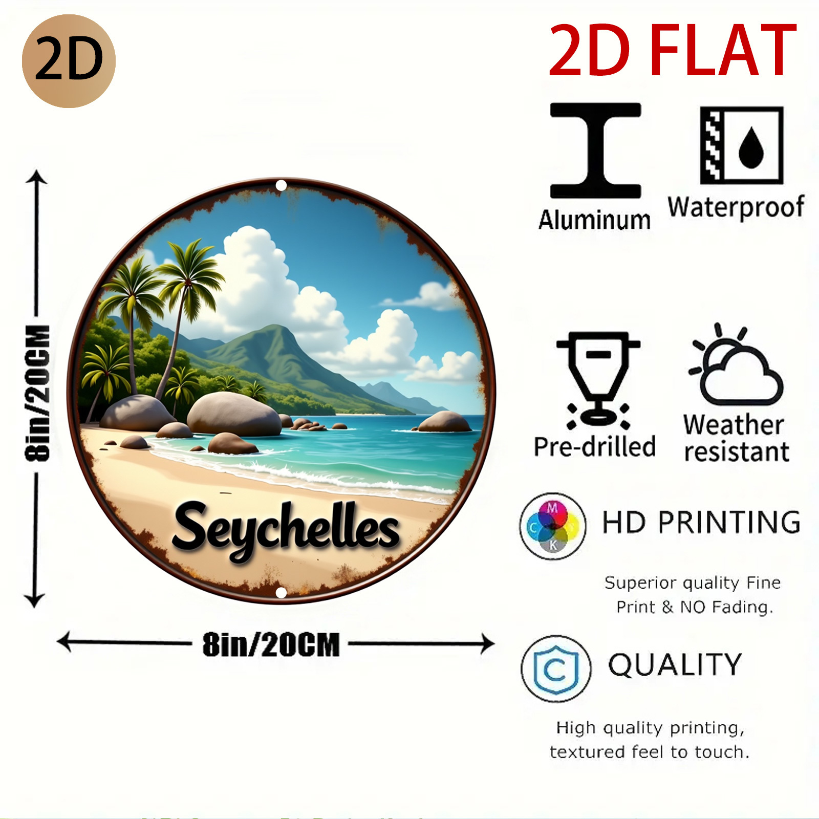 2D Flat, 2d Flat Seychelles Be - Home Decor Logo Design recension och pris