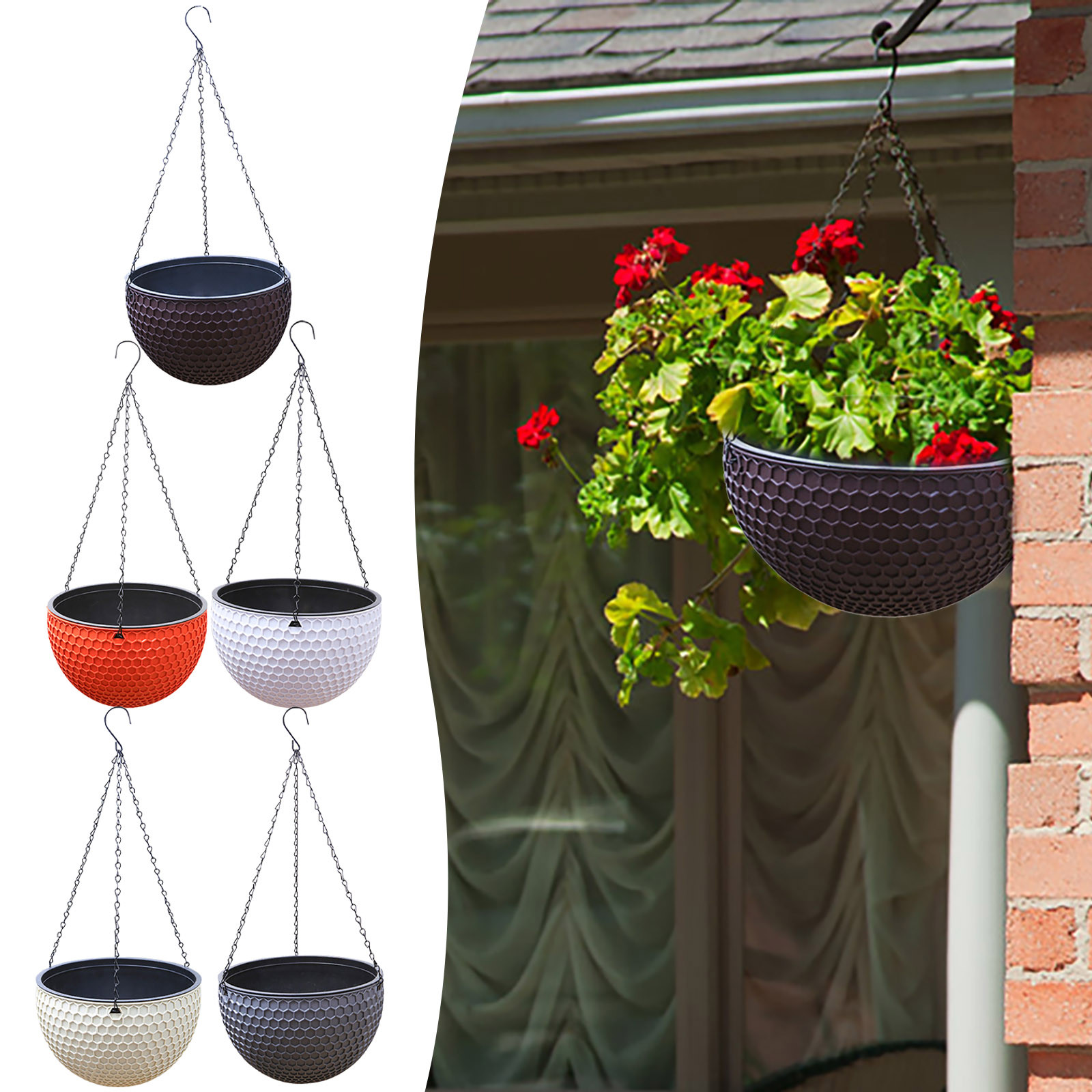 European Style Honeycomb Patte - Rattan Plant Basket recension och pris