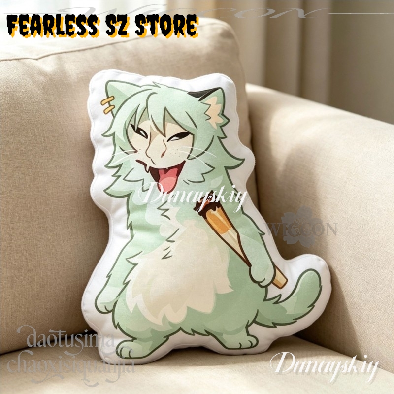 Chainsmoker Cat Q Version Doll - Home Decor Sofa recension och pris