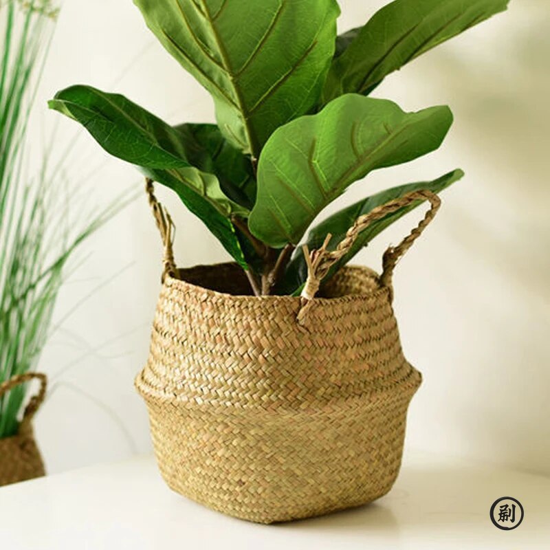 Wicker Basket Toy Organizer Fo - Rattan Plant Basket recension och pris