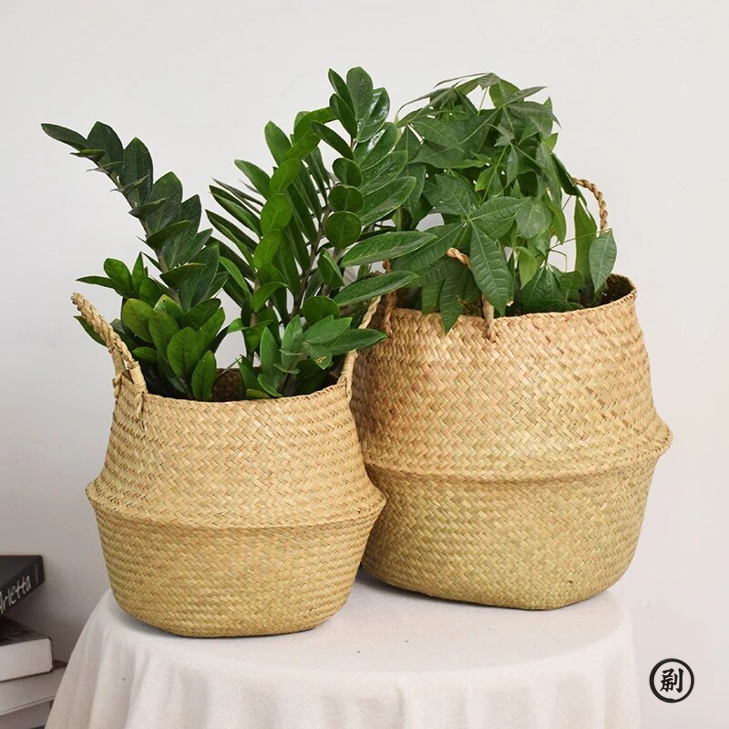 Wicker Basket Toy Organizer Fo - Rattan Plant Basket recension och pris